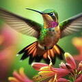 Dancing in the Air - The Stunning Rufous-Breasted Hummingbird